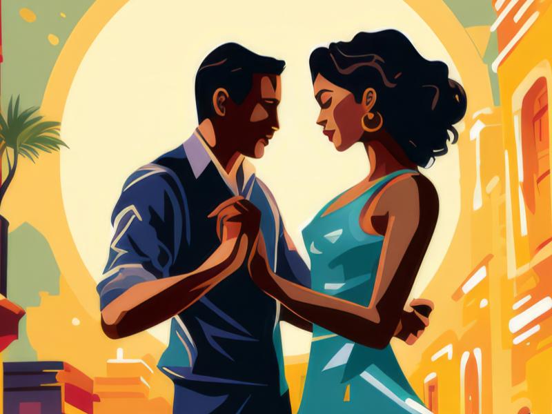 Tanzpaar Salsa Son Reageton